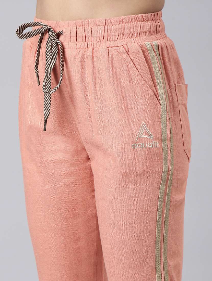 orange cotton blend track pant - 20929035 -  Standard Image - 5