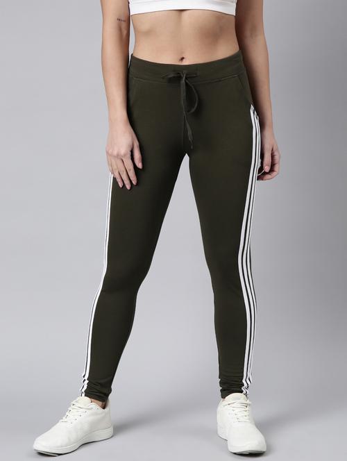 olive cotton blend track pant - 20929052 - Standard Image - 0