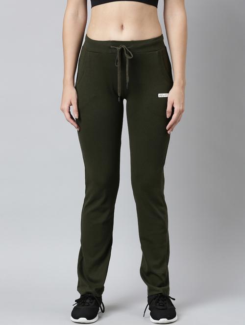 olive cotton blend track pant - 20929056 -  Standard Image - 0