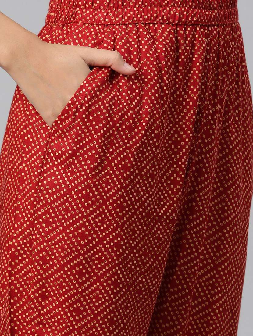 women three quarter sleeve kurta pant with dupatta set - 20929079 -  Standard Image - 5