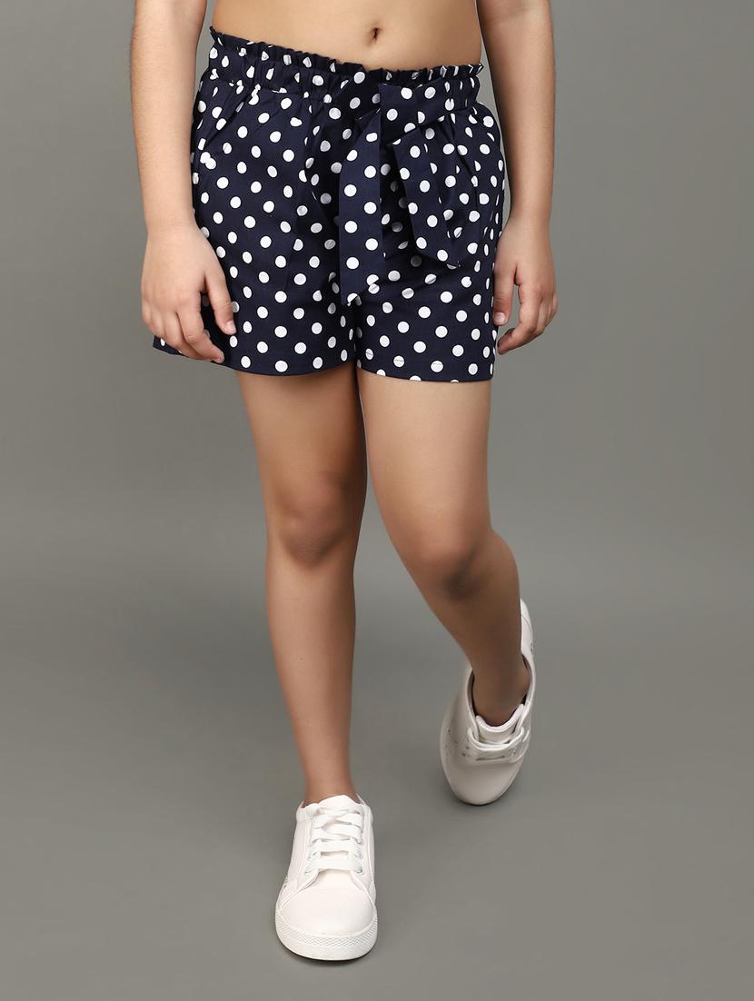 girls casual polka dot printed shorts - 20929251 -  Zoom Image - 0