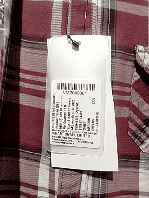 maroon twill shirt - 20929291 - Zoom Image - 0