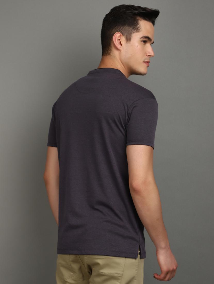 men henley neck solid t-shirt - 20929356 - Standard Image - 3