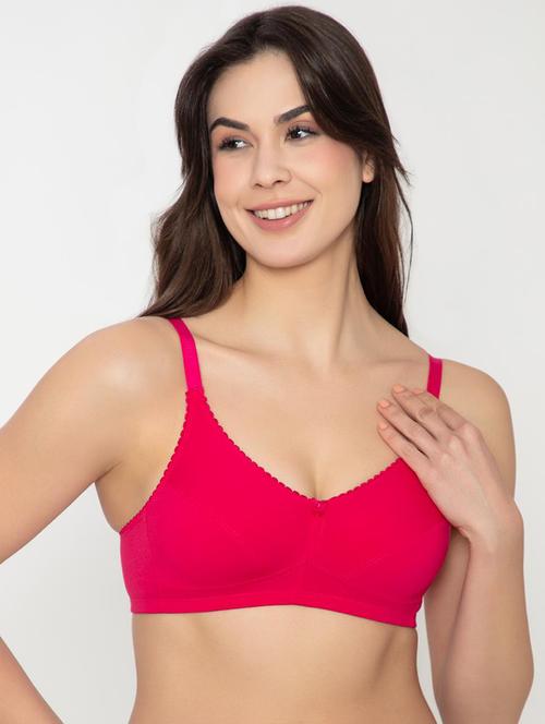 pink lycra regular bra - 20929456 - Standard Image - 0