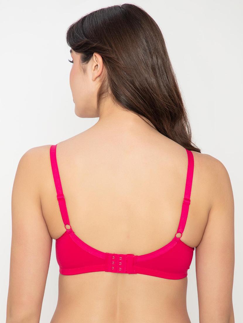 pink lycra regular bra - 20929456 - Standard Image - 3