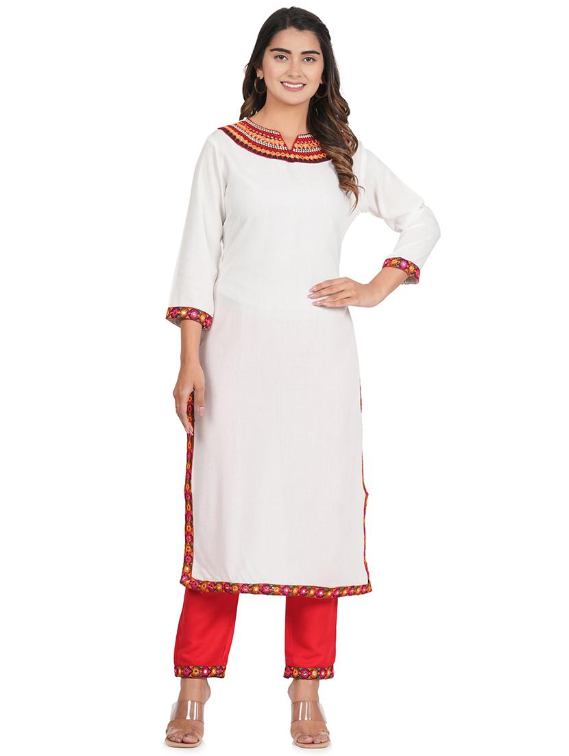 women three quarter sleeve suit set - 20929497 - Standard Image - 3
