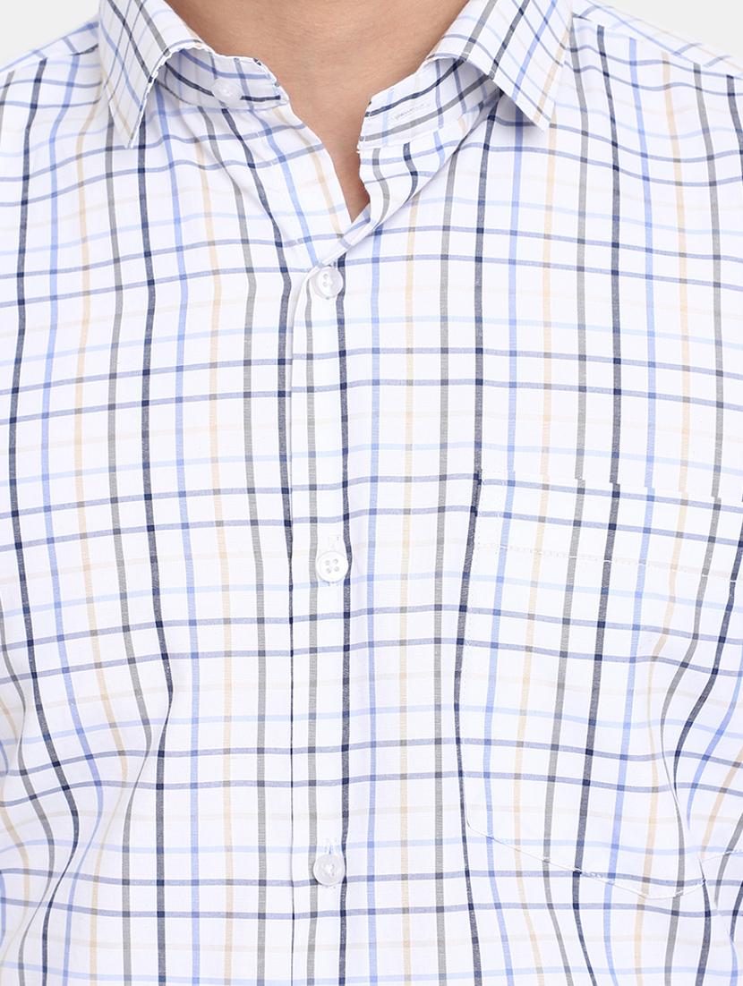 blue cotton formal shirt - 20930187 - Standard Image - 3