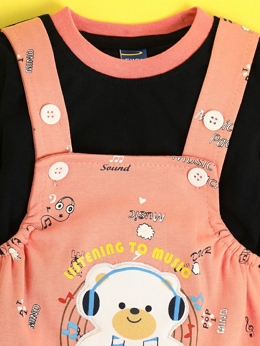 kids printed dungaree sets - 20930470 - Standard Image - 3