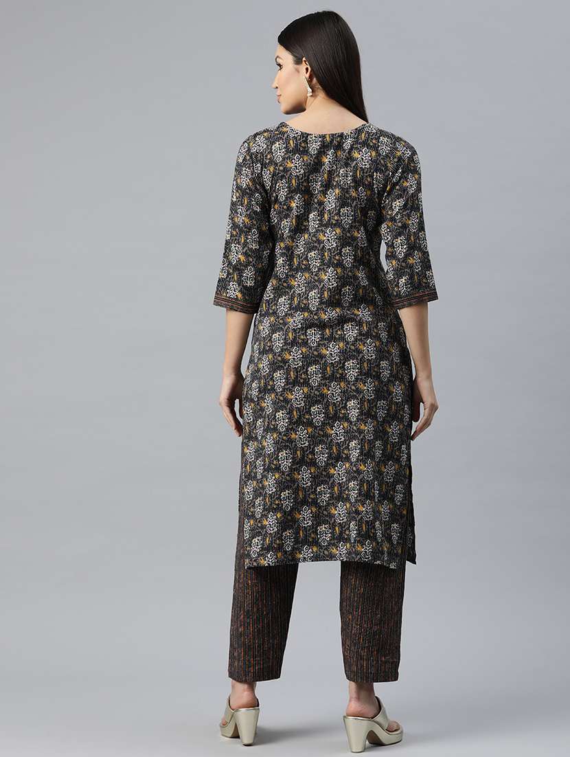 women printed kurta pant set - 20930521 -  Standard Image - 3