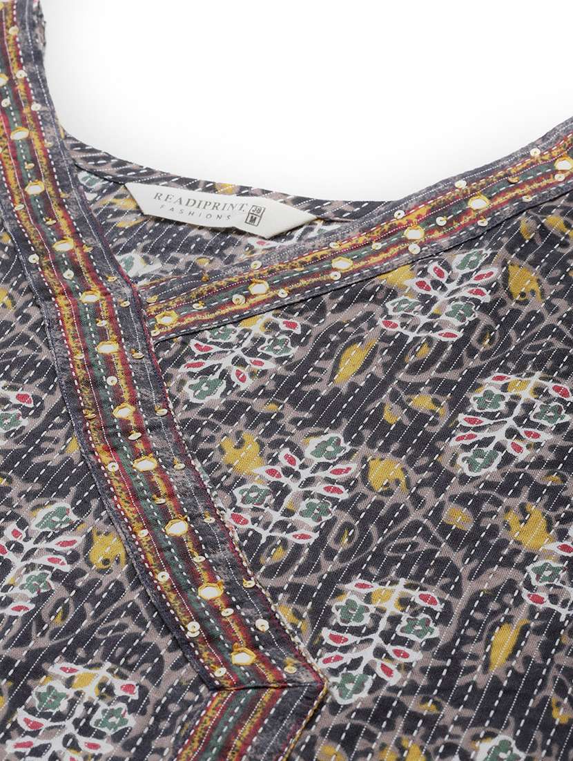 women printed kurta pant set - 20930521 -  Standard Image - 5