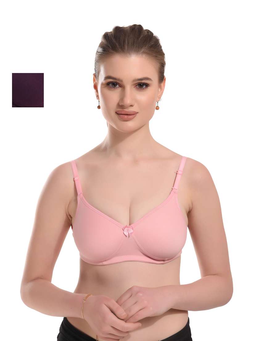 pack of 2 solid backless bras