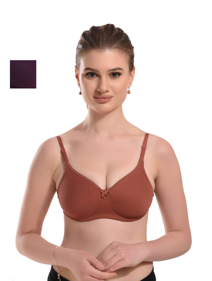 pack of 2 solid backless bras