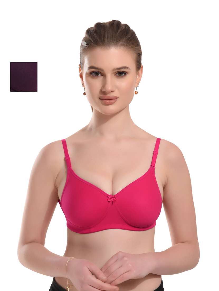 pack of 2 solid backless bras