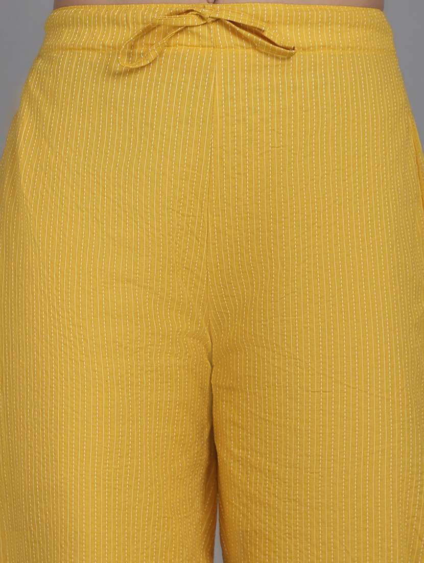 women striped shirt and trouser co-ord set - 20931797 -  Standard Image - 5