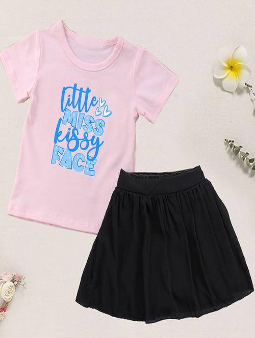 kids graphic printed skirt top set - 20932414 -  Standard Image - 0
