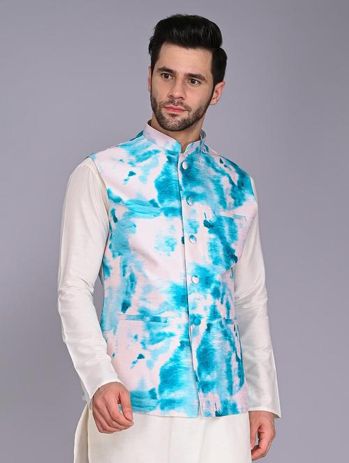 men's kurta churidar with jacket set - 20943095 - Standard Image - 0