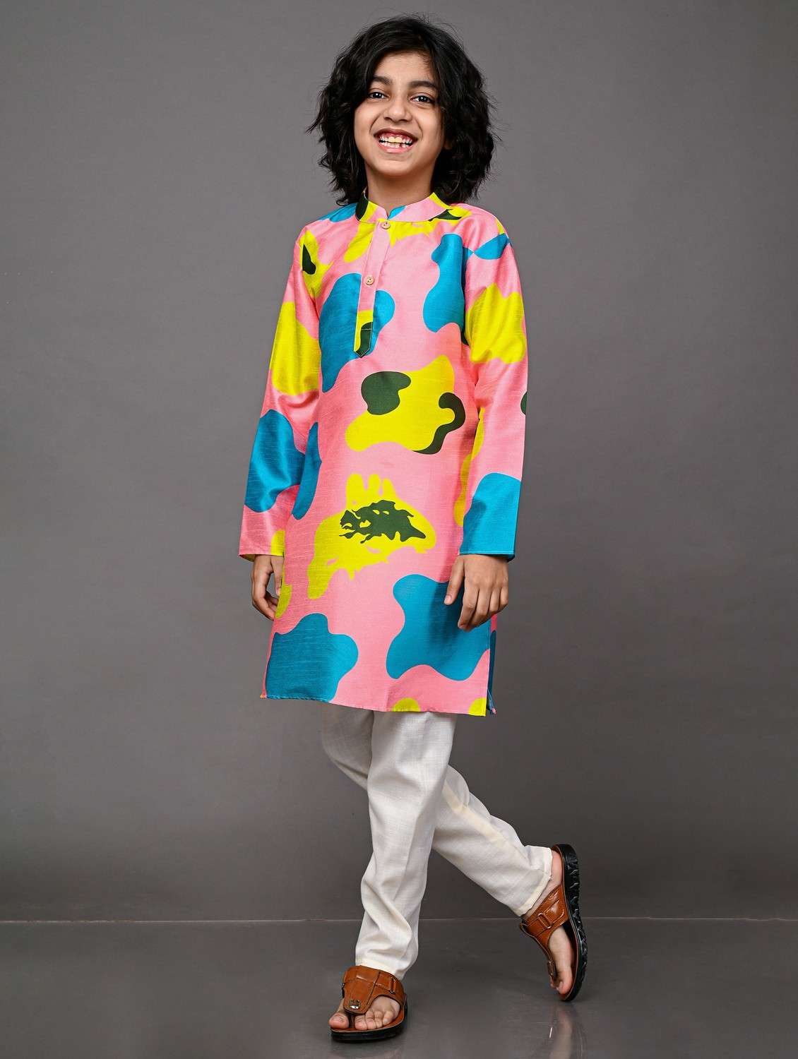 self design kurta set - 20943176 - Zoom Image - 0