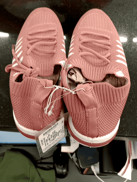 pink pu (polyurethane) sports shoes - 20944951 - Standard Image - 0