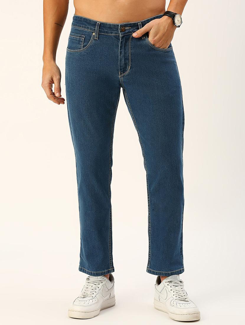 men plain mid rise jeans - 20945281 - Zoom Image - 0