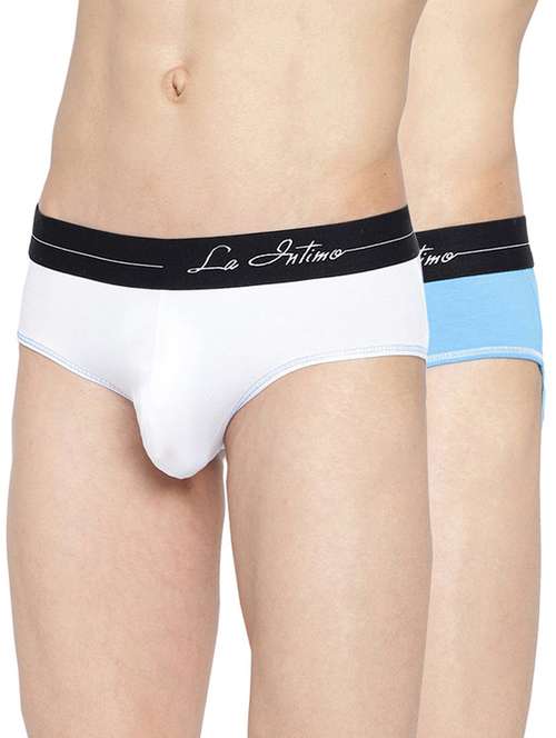 pack of 2 solid hipster briefs - 20945824 -  Standard Image - 0