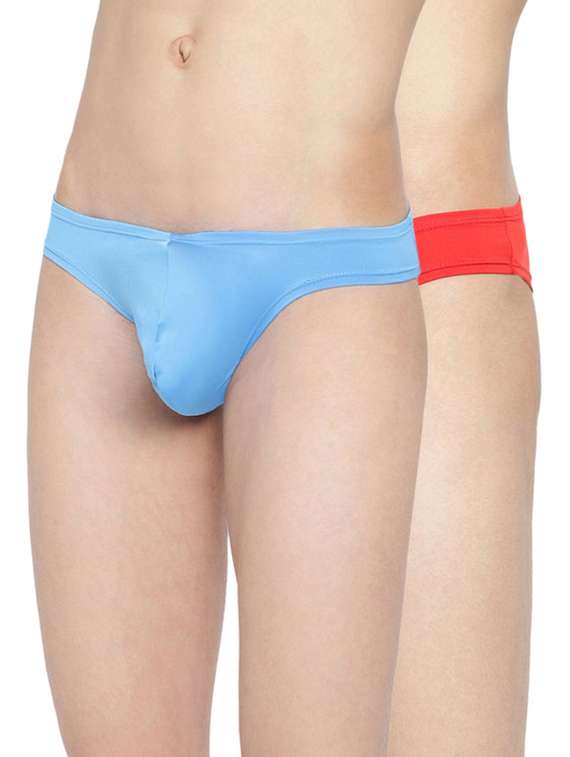 pack of 2 solid hipster briefs