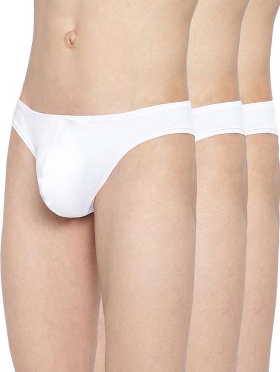 pack of 3 solid hipster briefs