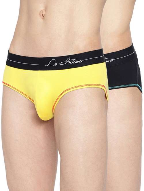 pack of 2 solid hipster briefs - 20945967 -  Standard Image - 0