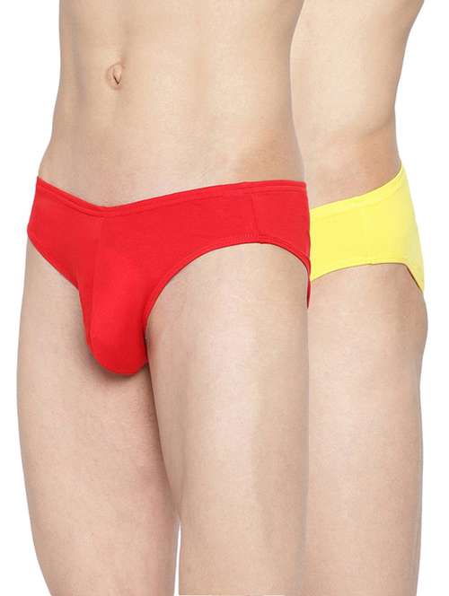 set of 2 multi coloured solid hipster brief - 20946020 -  Standard Image - 0