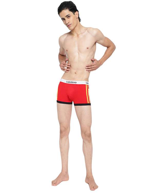 set of 2 multi coloured detailed trunks brief - 20946042 -  Standard Image - 5