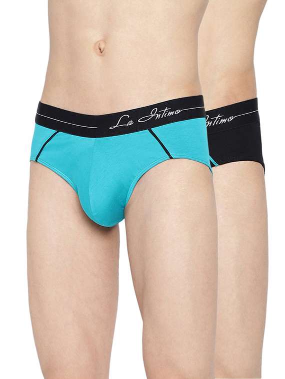 set of 2 multi coloured detailed hipster brief - 20946098 - Zoom Image - 0