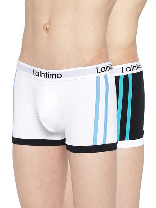 set of 2 multi coloured detailed trunks brief - 20946149 -  Standard Image - 0