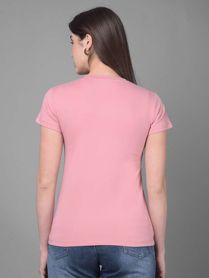women front print cotton t-shirt - 20946364 -  Standard Image - 3