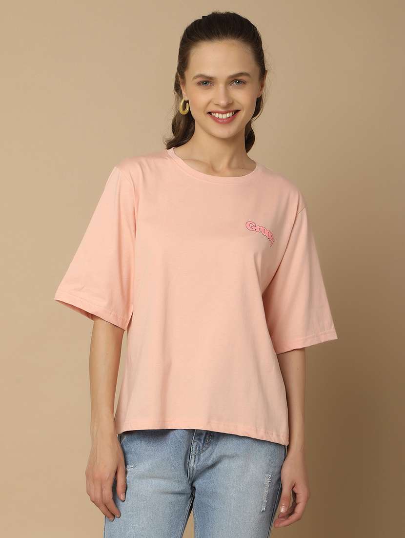 women round neck graphic regular t-shirt