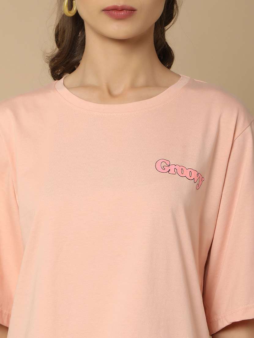 women round neck graphic regular t-shirt - 20946482 -  Standard Image - 5