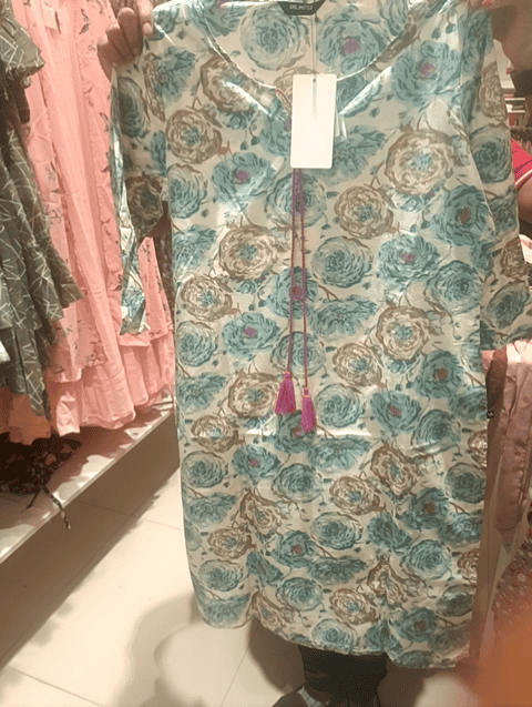 off white cambric kurta - 20946494 - Zoom Image - 0