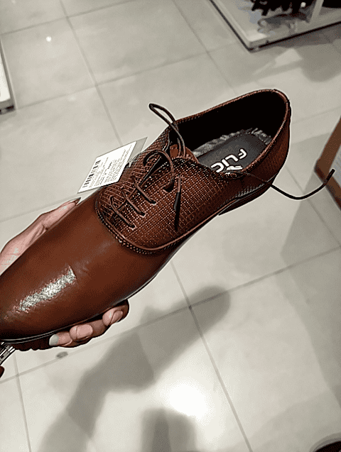 tan pu (polyurethane) formal shoes - 20946496 - Zoom Image - 0
