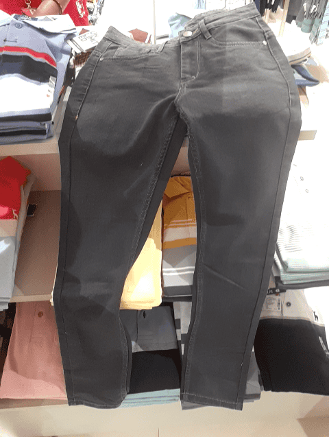 dark grey twill jeans - 20946511 -  Standard Image - 0