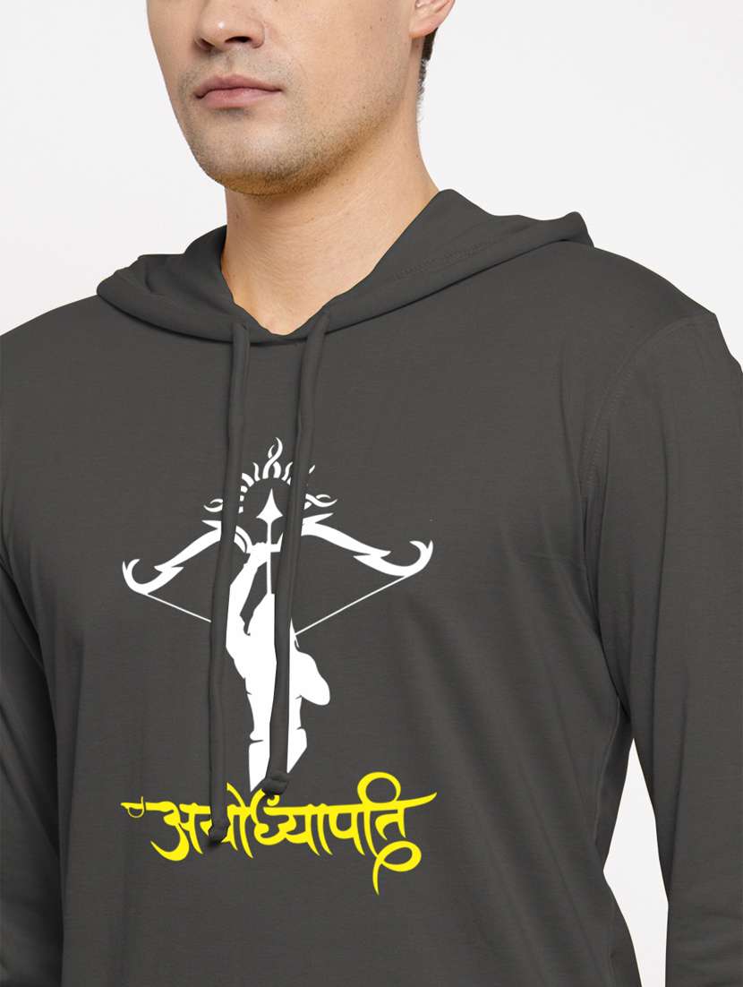 grey cotton chest print sweatshirt - 20947318 -  Standard Image - 5