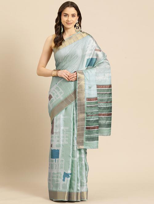 purist blue printed saree - 20947849 - Standard Image - 0