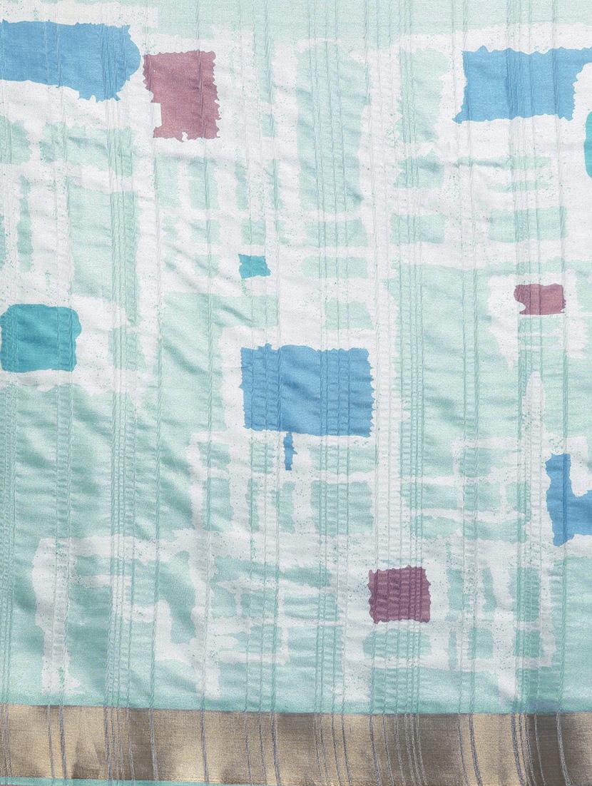 purist blue printed saree - 20947849 - Standard Image - 5