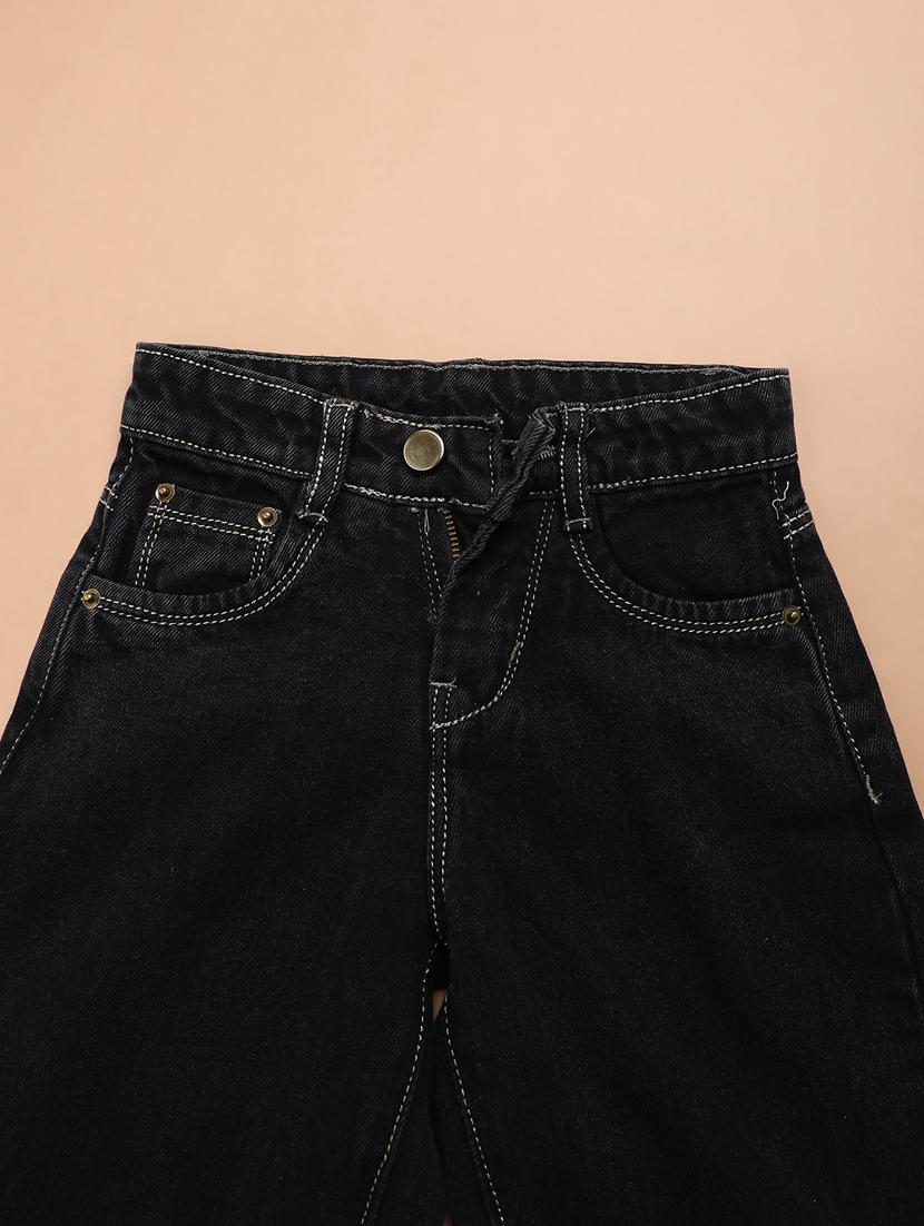 girls denim plain jeans - 20948374 - Standard Image - 3