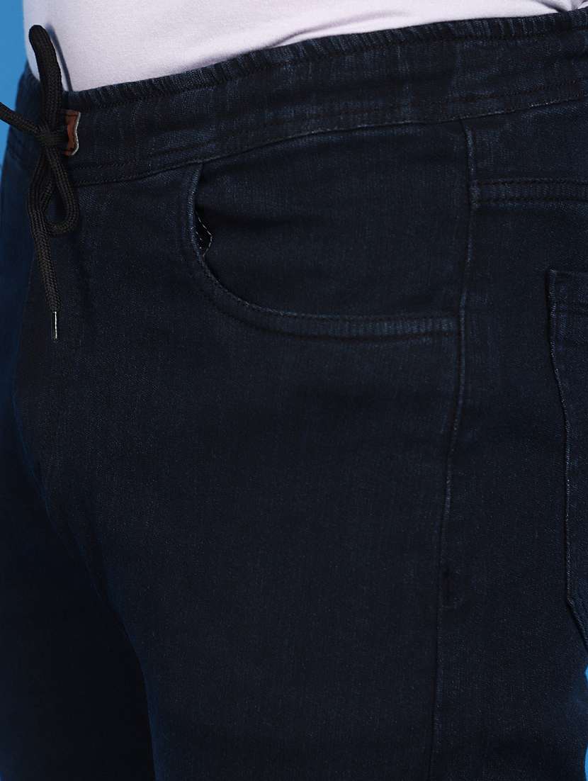 men solid mid rise jogger - 20948396 -  Standard Image - 3