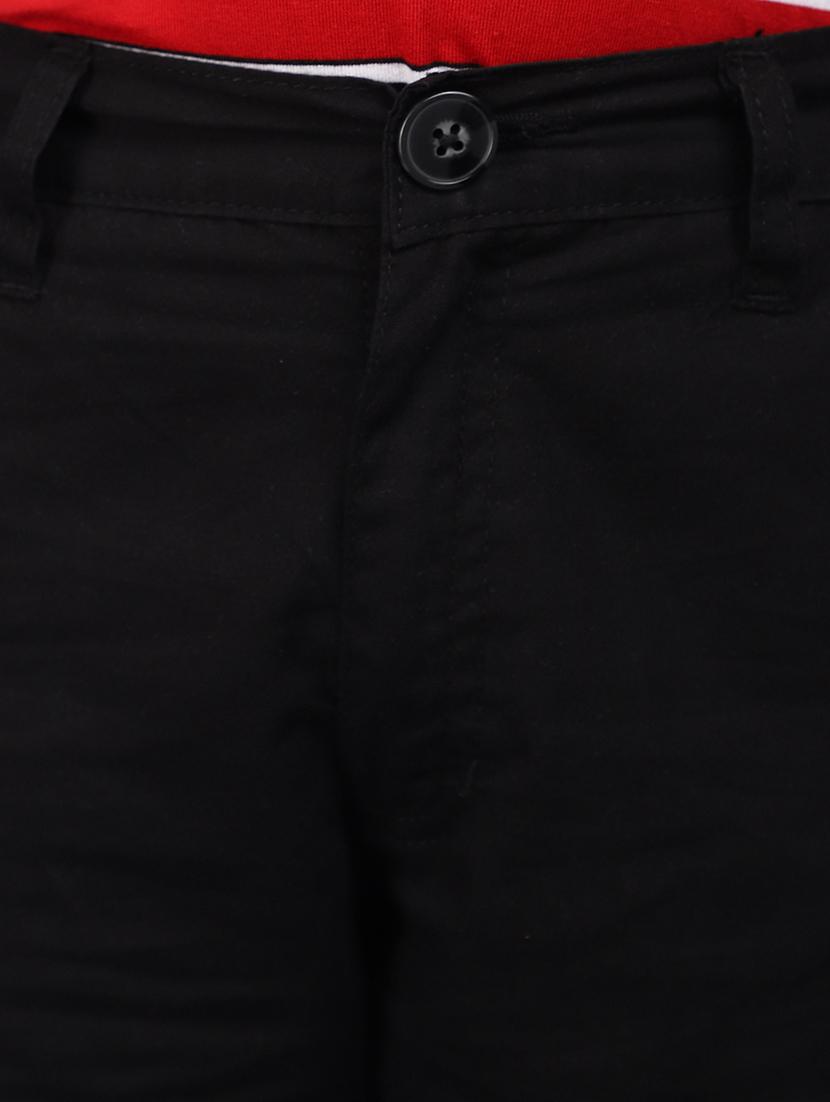 boys solid black cargo trouser - 20948401 - Standard Image - 5