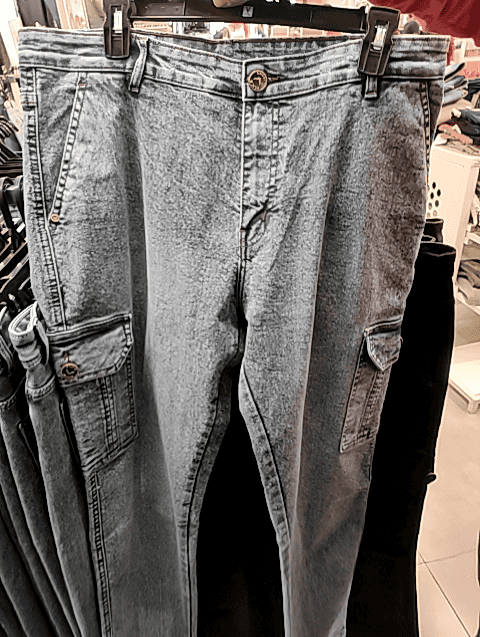 light blue cotton denim jeans - 20948526 - Zoom Image - 0
