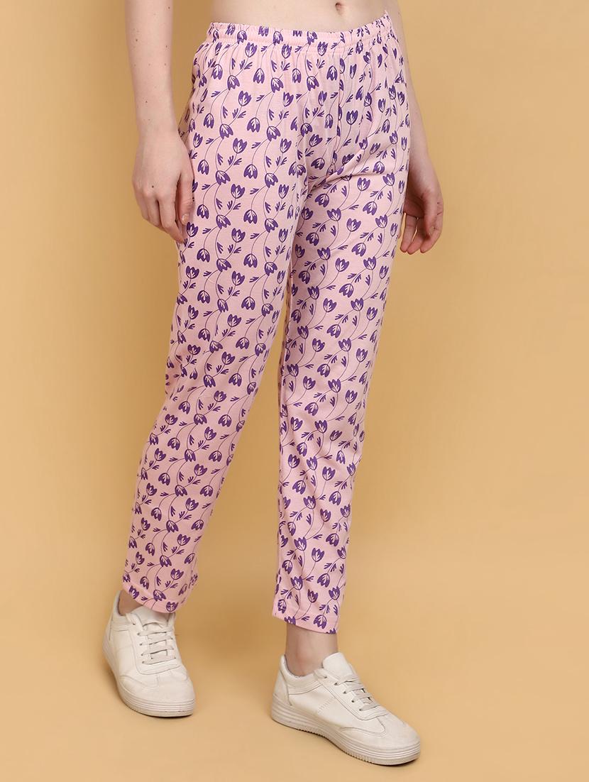 women printed mid rise track pant - 20948568 -  Zoom Image - 0