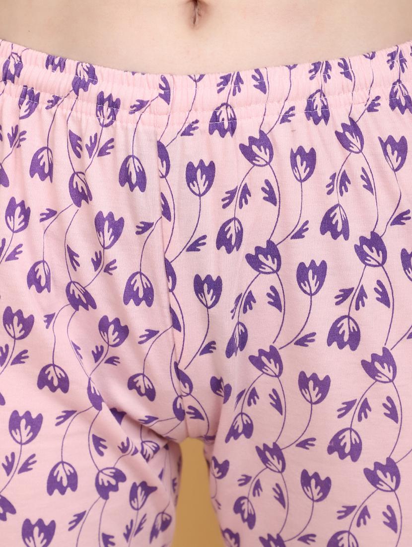 women printed mid rise track pant - 20948568 - Standard Image - 5