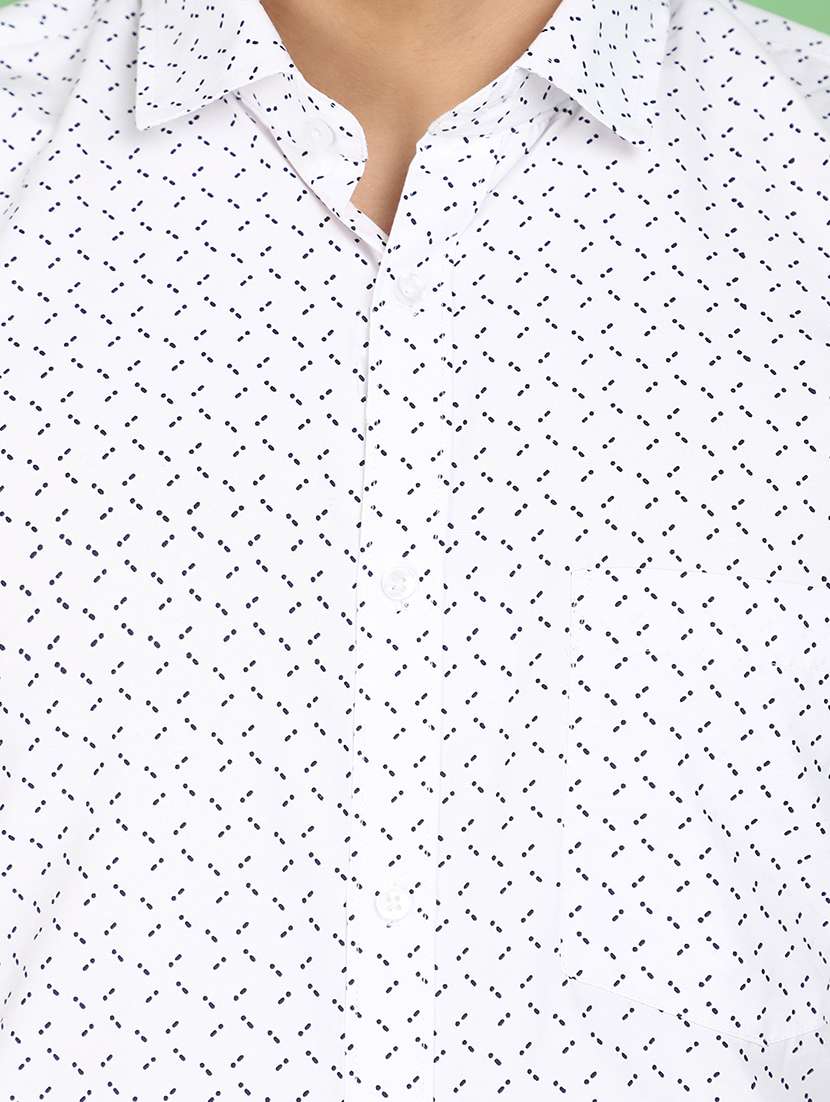 men long sleeved printed formal shirt - 20948602 -  Standard Image - 5