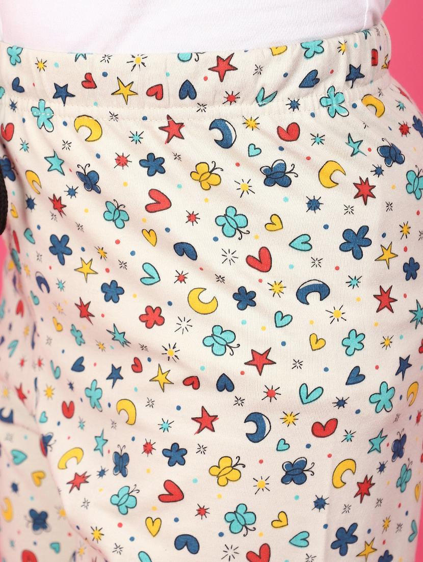 kids mid rise printed nightwear pyjama - 20948611 - Standard Image - 5