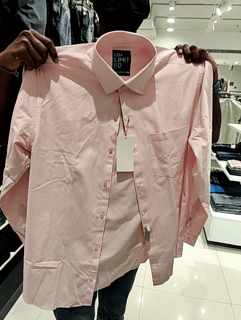 light pink oxford formal shirt - 20948626 - Standard Image - 0