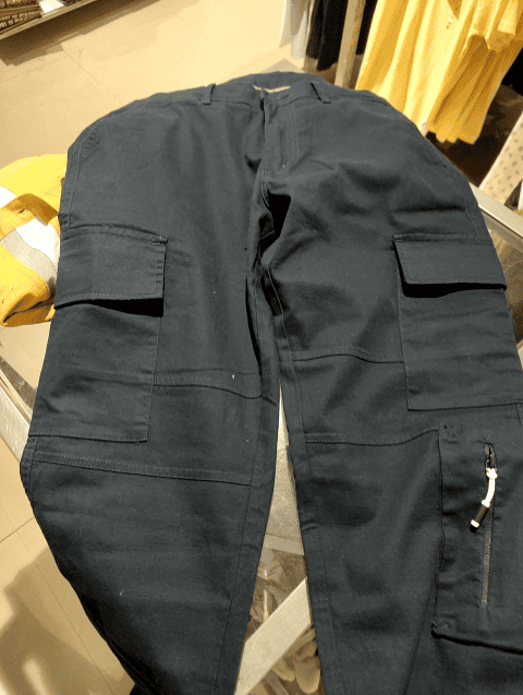 assorted dobby casual trousers - 20948666 - Zoom Image - 0